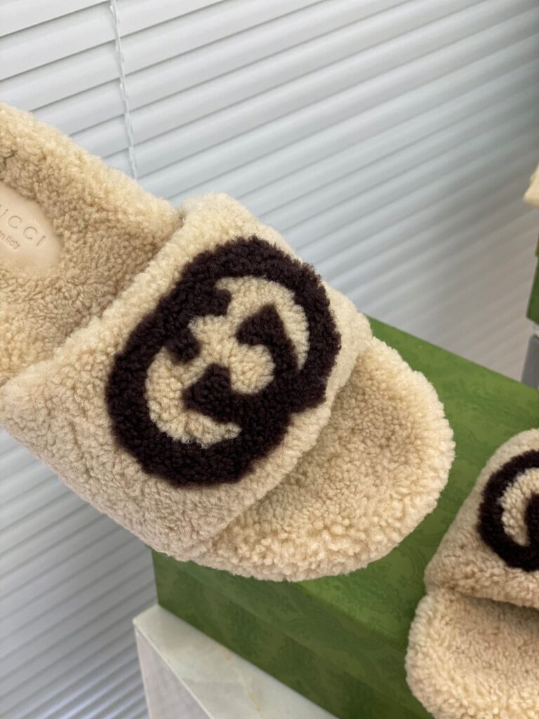 Gucci Women'S Slide Sandal With Interlocking G Brown 646225 D0L00 9547 - Image 6