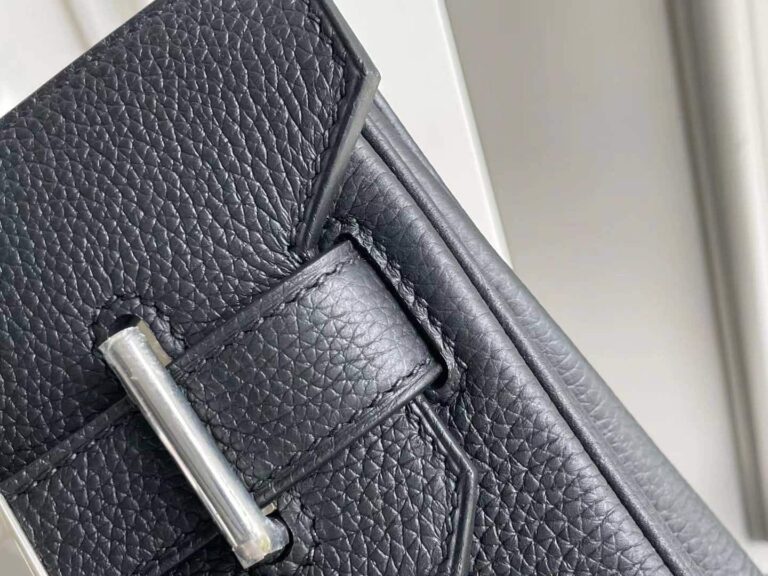 Hermes Hac A Dos Togo Backpack Palladium Hardware Black 29Cm - Image 10