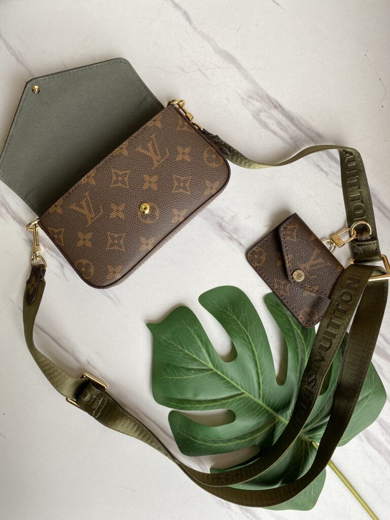 Louis Vuitton Félicie Strap &Amp; Go 17Cm Green M80091 - Image 5