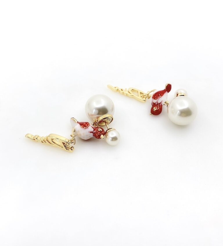 Dior Tribales Red Earrings - Image 4