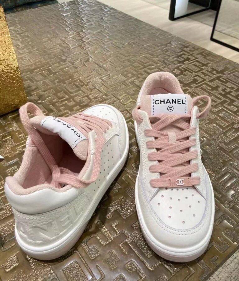 Chanel Runner Trainer Sneakers White And Pink G35934 - Image 5