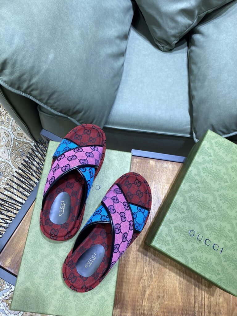 Gucci Multicolor Platform Sandal - Image 6