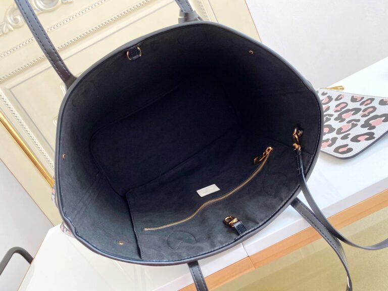 Louis Vuitton Bolsa Neverfull Mm Black 31Cm M45856 - Image 5