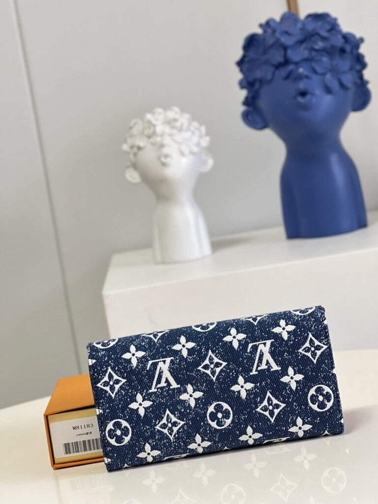 Louis Vuitton Sarah Wallet Navy Blue M81183 - Image 2
