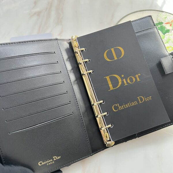 Dior Oblique Jacquard Wallet Black 19Cm - Image 4