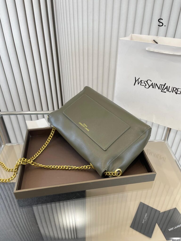 Saint Laurent Kate Medium Chain Bag In Grain De Poudre Embossed Leather 364021Bow0W1229 - Image 5