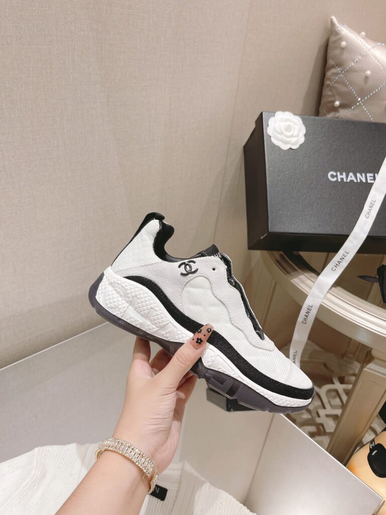 Chanel Sport Sneakers White And Ivory G38294 Y55436 K3165 - Image 3