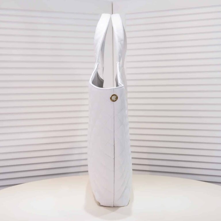 Saint Laurent Icare Maxi Shopping Bag In Quilted Lambskin 58Cm White 698651Aaang1000 - Image 2