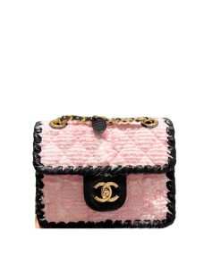 Chanel Mini Flap Bag Pink 20Cm