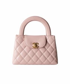 Chanel Small Kelly Shopper With Gold Hardware Pink 19Cm
