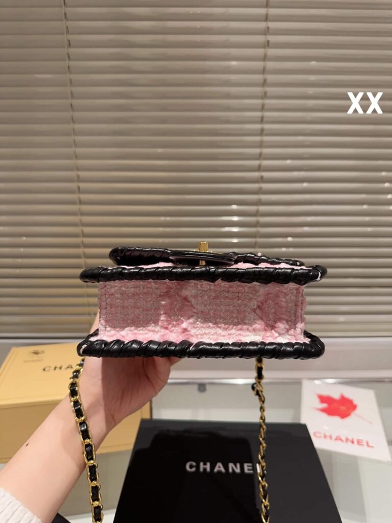 Chanel Mini Flap Bag Pink 20Cm - Image 7
