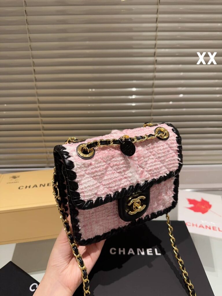 Chanel Mini Flap Bag Pink 20Cm - Image 8