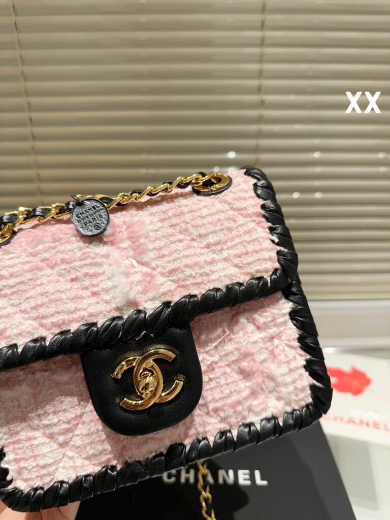 Chanel Mini Flap Bag Pink 20Cm - Image 9