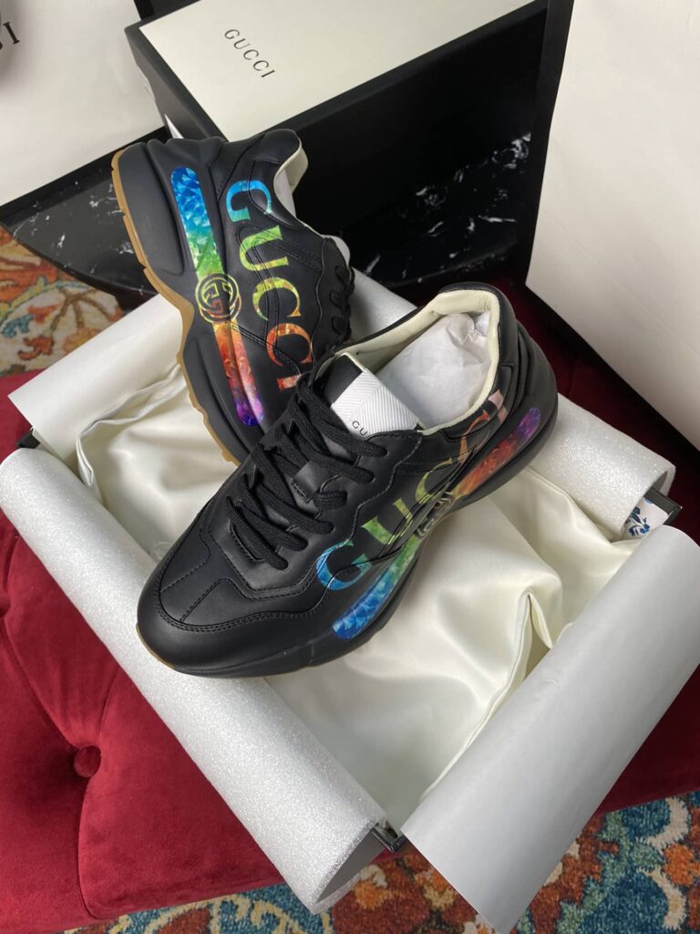 Gucci Wmns Rhyton Iridescent Logo 553608 Drw00 1000 - Image 7