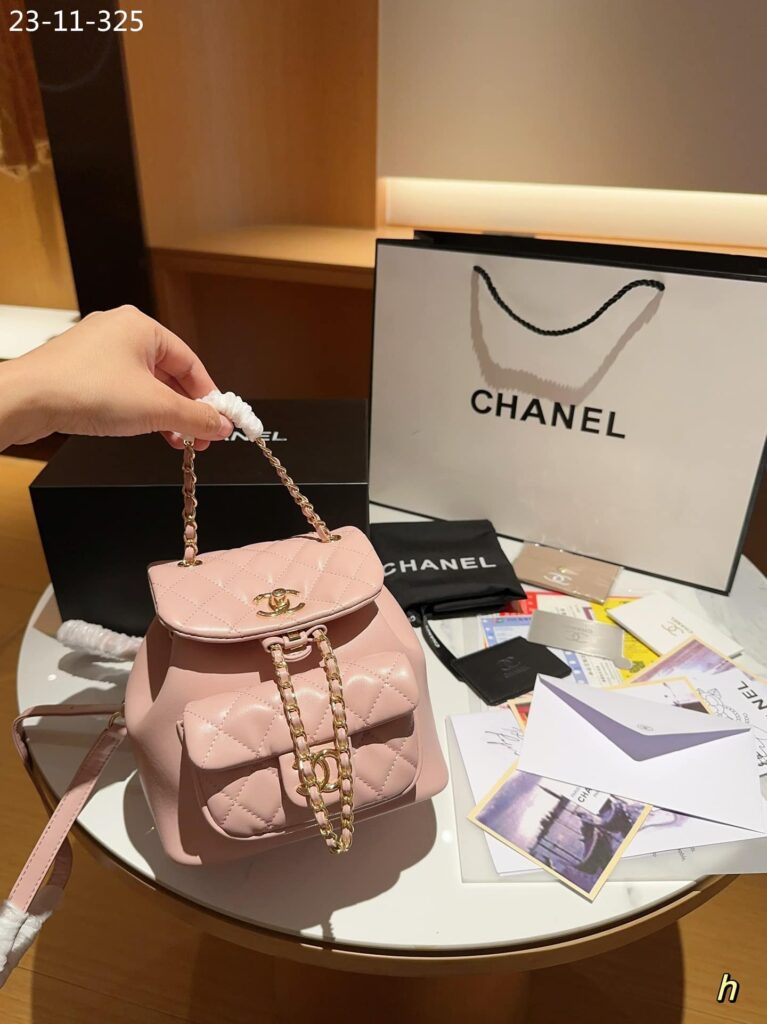 Chanel Mini Duma Backpack Pink 18Cm - Image 2