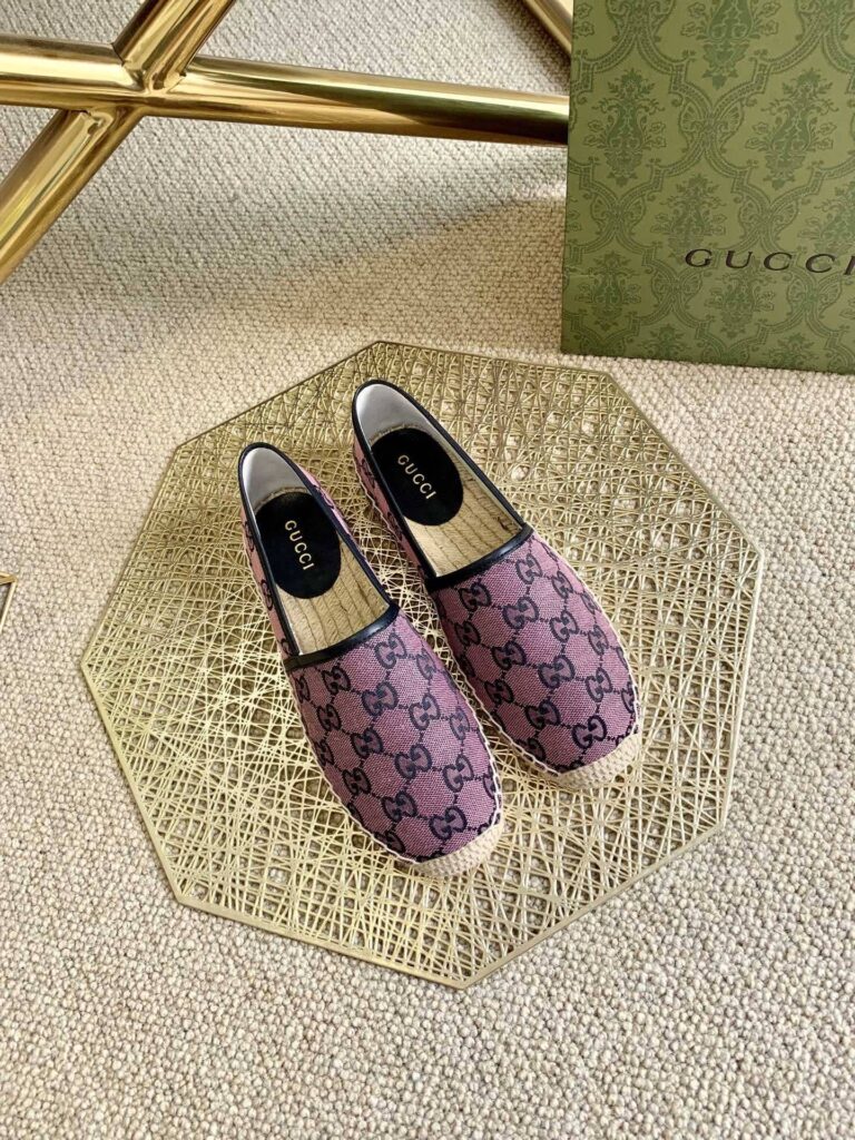 Gucci Women's Espadrille Pink Sandal - Image 5