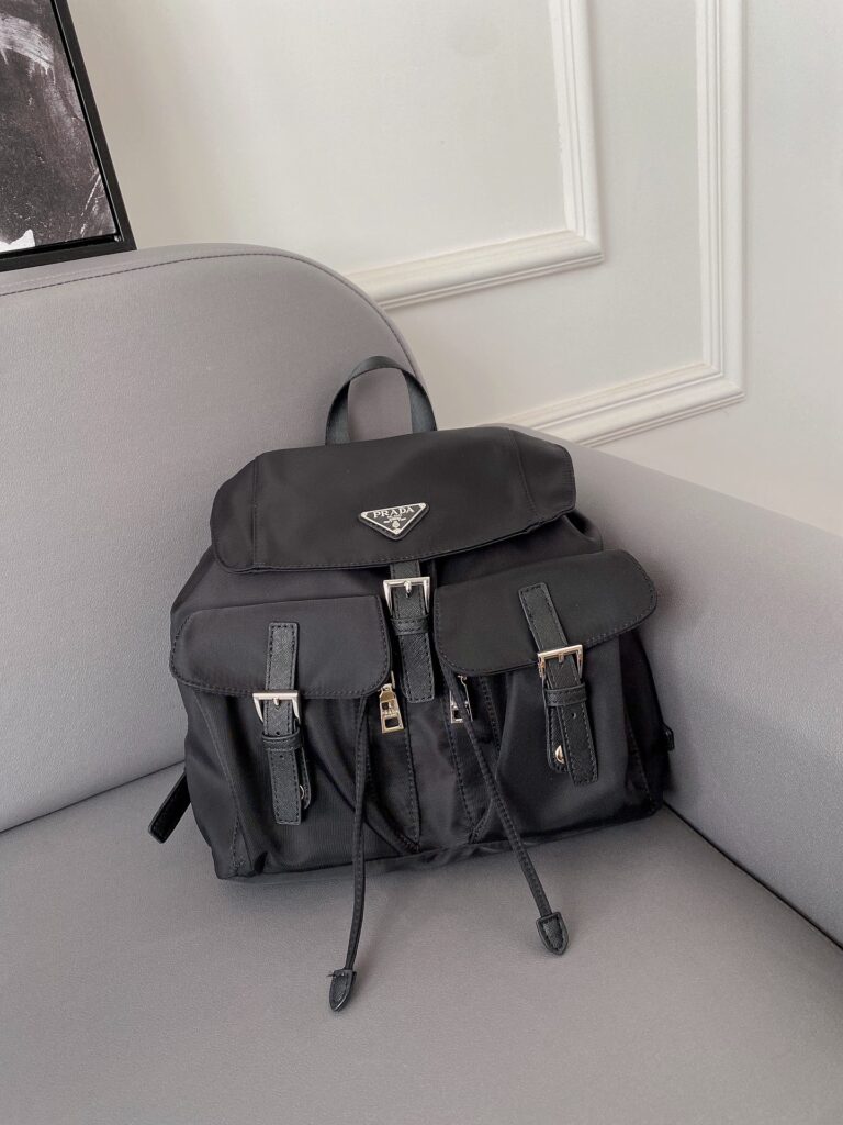 Prada Re-Nylon Medium Backpack Black 1Bz677Rv44F0002Vooo - Image 9