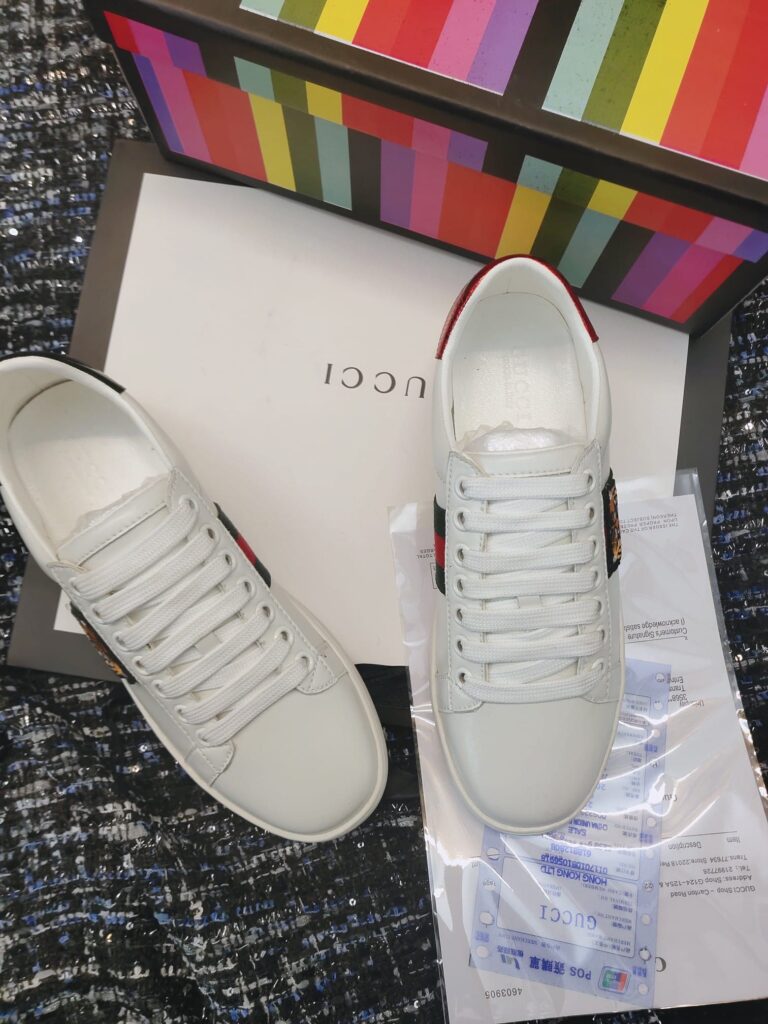 Gucci Ace Embroidered Tiger Sneaker 457132 A38G0 9064 - Image 8