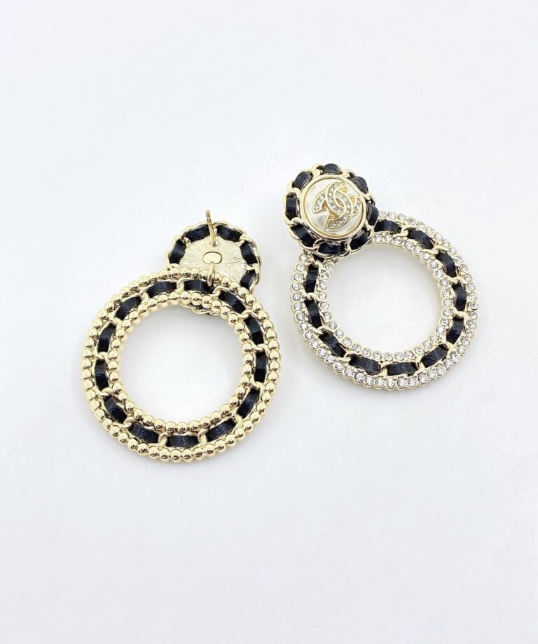 Chanel Hoop Earrings - Image 2