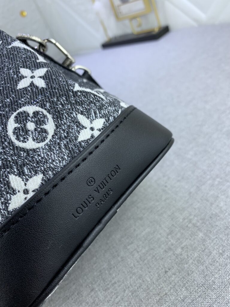 Louis Vuitton Nano Noé Gray Denim 16Cm M46449 - Image 4