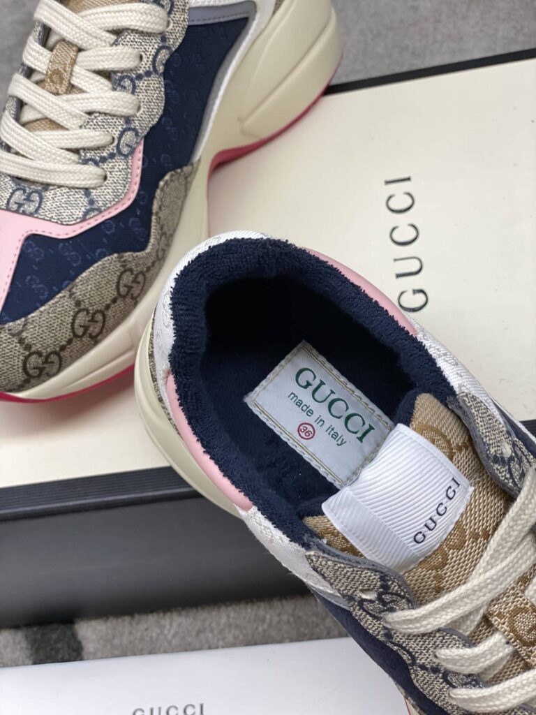 Gucci Wmns Gg Rhyton Beige White Pink 620185 99Wf0 4371 - Image 10