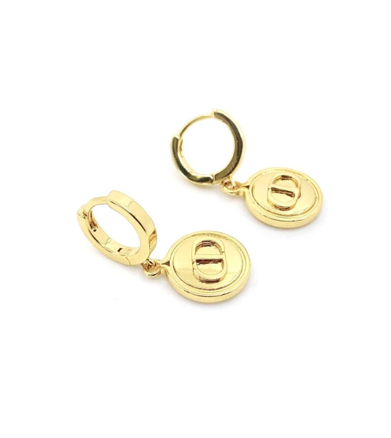 Dior Petit Cd Earrings Gold E1648Ptcmt_D300 - Image 2