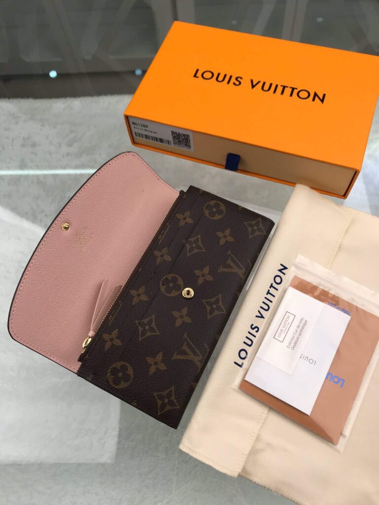 Louis Vuitton Monogram Emilie Wallet Pink M61289 - Image 6