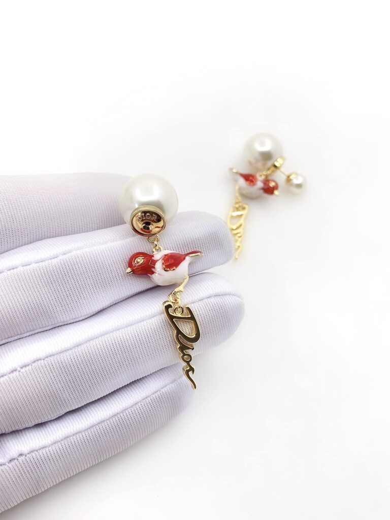 Dior Tribales Red Earrings - Image 3