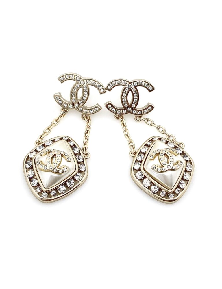 Chanel Cc Earrings - Image 2
