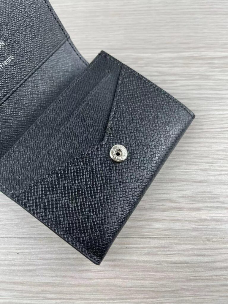 Louis Vuitton Enveloppe Card Holder Black M63801 - Image 5