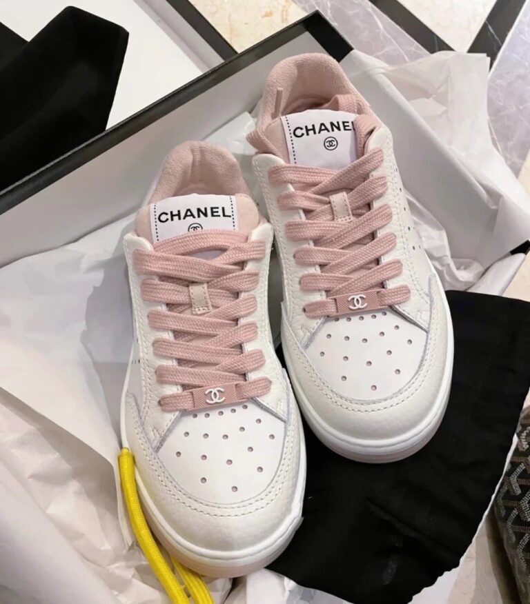 Chanel Runner Trainer Sneakers White And Pink G35934 - Image 6