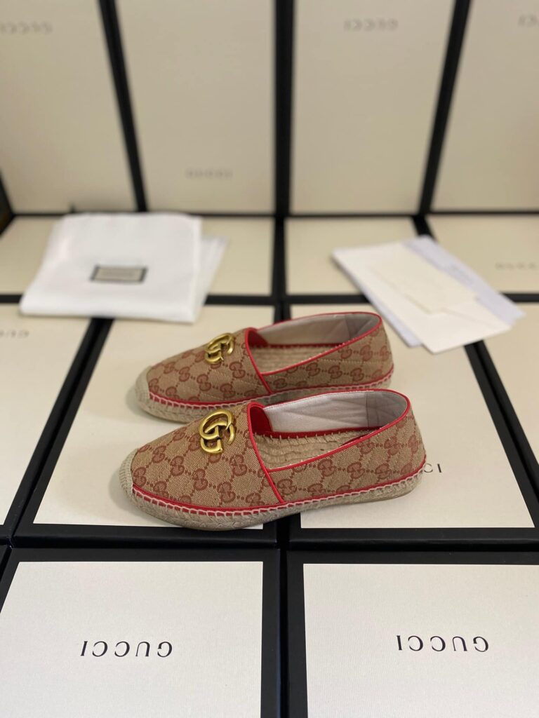 Gucci Women's Matelassé Canvas Espadrille 621239 Kqwm0 9765 - Image 2