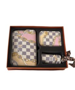 Louis Vuitton Set Of 3 Items Damier Azur 18Cm