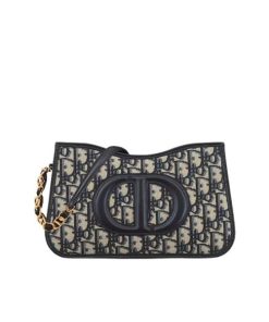 Dior Cd Signature Hobo Mini Bag Blue Oblique Jacquard 23Cm S2213Utzq M928