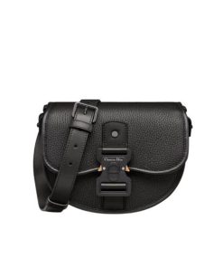 Dior Mini Gallop Bag With Strap Black 23Cm 1Adpo033Lac H00N