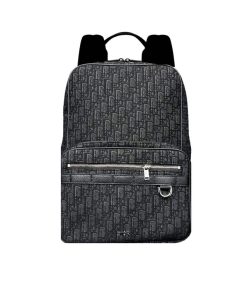 Dior Safari Backpack Dior Oblique Black Jacquard 41Cm