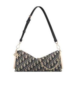 Dior Club Bag Blue Oblique Jacquard 27Cm M2252Otzq M928