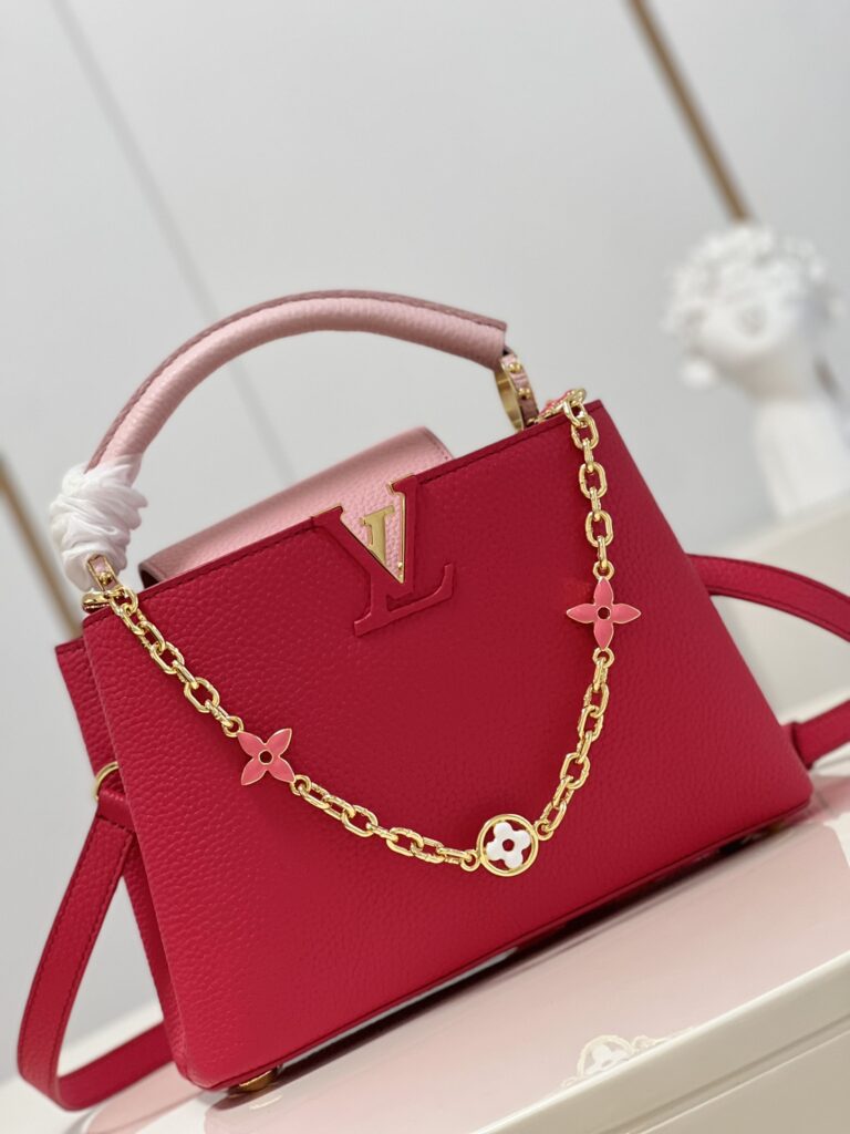 Louis Vuitton Capucines Mm Red M43935 - Image 5