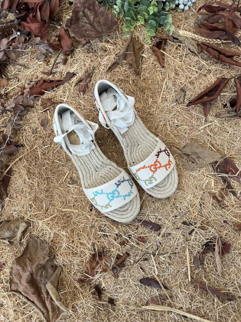 Gucci Women's Platform Espadrille Sandals ?652895 Uft80 8469 - Image 4