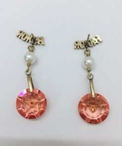 Dior Rose Earrings