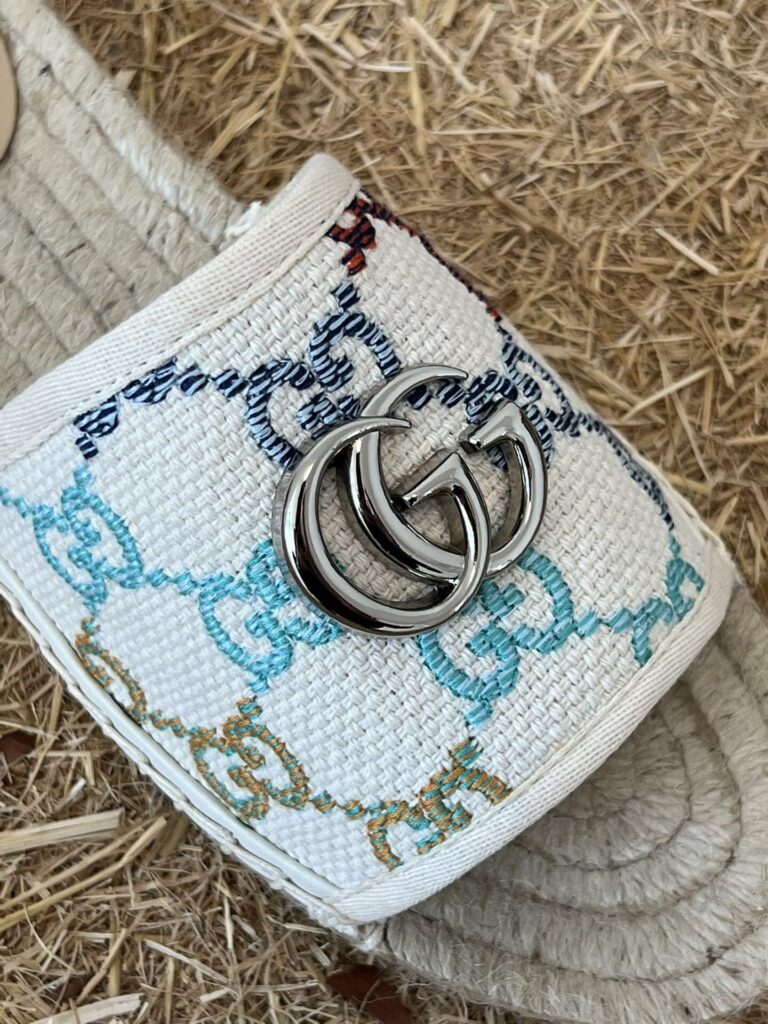 Gucci Women'S Gg Espadrille Slides 678037 Uft70 8470 - Image 2