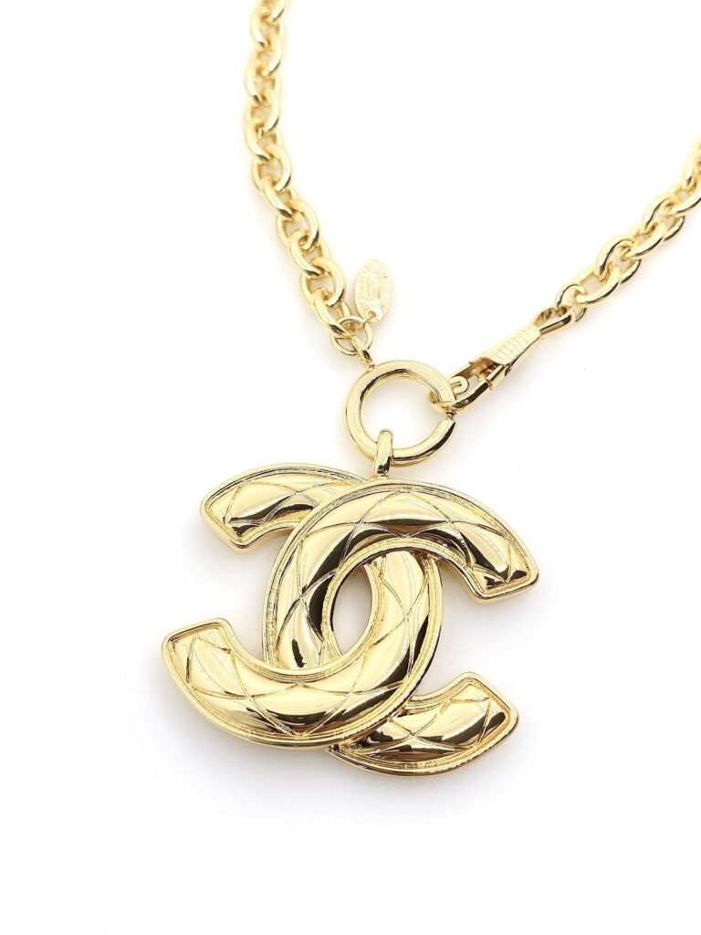 Chanel Cc Gold Necklace - Image 2