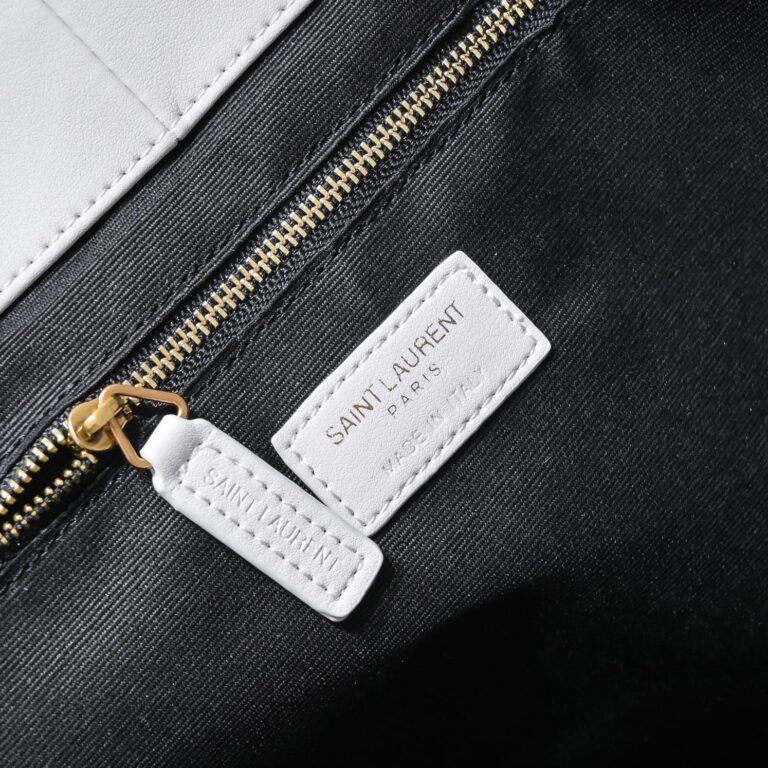 Saint Laurent Icare Maxi Shopping Bag In Quilted Lambskin 58Cm White 698651Aaang1000 - Image 8