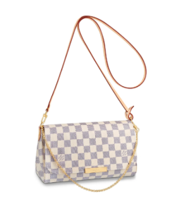Louis Vuitton Women'S Favorite Mm Damier Azur 28Cm