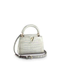 Louis Vuitton Borsa Capucines White N80127