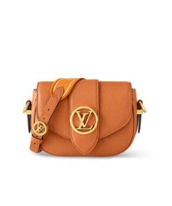 Louis Vuitton Lv Pont 9 Soft Pm Brown M58729