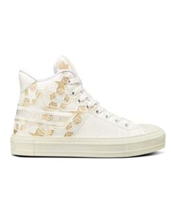 Dior Walk'N' High Top Star White Sneaker