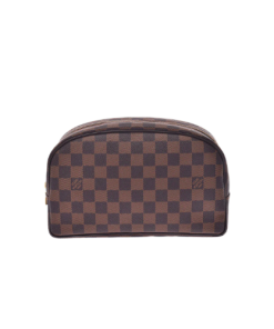 Louis Vuitton Toiletry Cosmetic Bag Brown Canvas 28Cm  N47624