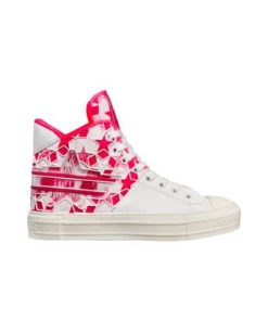 Dior Walk'N' High Top Star Pink Sneaker