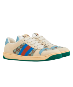 Gucci Women'S Screener Sneaker With Crystals Green 677423 9Sfr0 4983